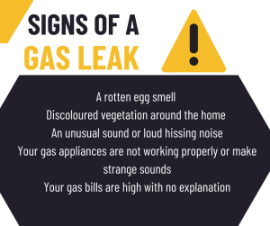 Signs of a Gas Leak